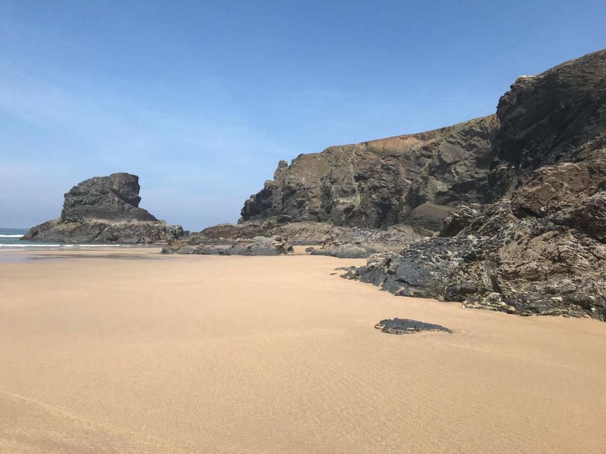 Tides Reach, Deluxe Shepherds Hut 1, 100M From The Beach St Merryn Exterior foto